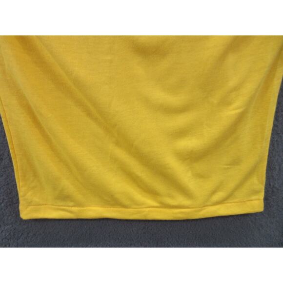 Vintage NWOT Dodger Sportswear Men's Small 100% Orlon Red & Yellow T-Shirt - Picture 10 of 11